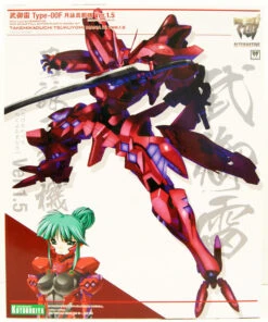 KOTOBUKIYA MUV-LUV ALTERNATIVE FIGURINE PLASTIC MODEL KIT TAKEMIKADUCHI TYPE-00F TSUKUYOMI MANA VER.1.5 18 CM