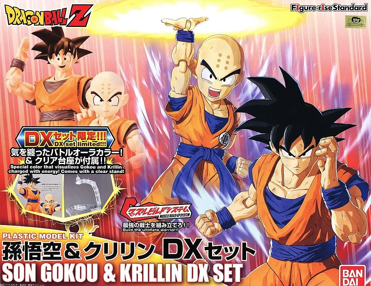 BANDAI FIGURE RISE DRAGON BALL SON GOKU KRILIN DX SET 3 BANDAI FIGURE RISE DRAGON BALL SON GOKU KRILIN DX SET