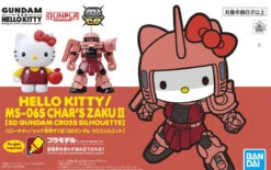 BANDAI GUN74210 SD CROSS SILHOUETTE HELLO KITTY CHAR ZAKU 2