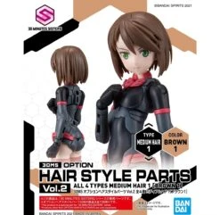 BANDAI 30MS Option Hair Style Parts Vol.2 All 4 Types -Célèbre Jouets Magasin 10816971p4