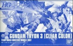 BANDAI GUN800002 GUNPLA HG 1/144 GUNDAM TRYON 3 CLEAR COLOR