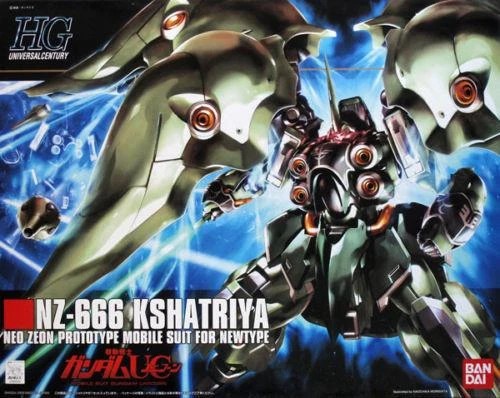 BANDAI GUNPLA HG 1/144 GUNDAM NZ-666 KSHATRIYA NEO ZEON 3 BANDAI GUNPLA HG 1/144 GUNDAM NZ-666 KSHATRIYA NEO ZEON