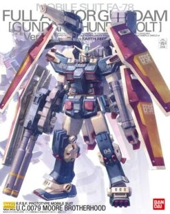 BANDAI GUNPLA MG 1/100 FULLARMOR GUNDAM THUNDERBOLT MOBILE SUITE FA-78
