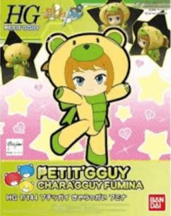 BANDAI GUN55213 GUNPLA HGBF PETITGGUY CHARAGGUY FUMINA GUNDAM