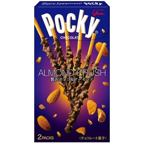 GLICO POCKY - ALMOND CRUSH 46G 3 GLICO POCKY - ALMOND CRUSH 46G