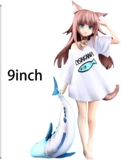 GOLDEN HEAD My Cat Is A Kawaii Girl Statuette 1/6 Kinako Good Morning Ver. 21 Cm