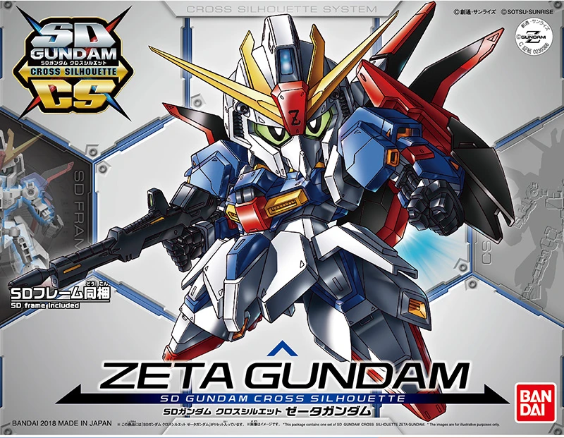 BANDAI GUN82331 GUNPLA SD GUNDAM CROSS SILHOUETTE ZETA GUNDAM 3 BANDAI GUN82331 GUNPLA SD GUNDAM CROSS SILHOUETTE ZETA GUNDAM