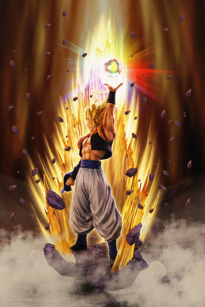 BANDAI DBZ FIGUARTS ZERO SUPER SAIYAN GOGETA FUSION REBORN 28cm 5 BANDAI DBZ FIGUARTS ZERO SUPER SAIYAN GOGETA FUSION REBORN 28cm – Image 3