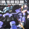 BANDAI GUN55877 GUNPLA HG 1/144 059 MS-09 DOM MS-09R RICK DOM -Célèbre Jouets Magasin banmk55877b