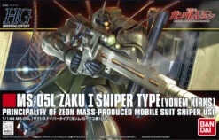 BANDAI GUNPLA HG 1/144 137 ZAKU I SNIPER TYPE YONEM KIRKS CUSTOM