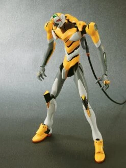 BANDAI EVA83694 EVANGELION MAQUETTE NEW MOVIE HG EVANGELION 00 JAUNE ET BLANC -Célèbre Jouets Magasin eva02 eva 00 proto type 2