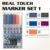 BANDAI GUNPLA MARKER REAL TOUCH 1 SET 6 GUNDAM -Célèbre Jouets Magasin gms112 real touch gundam marker set 1 set of 6