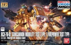 BANDAI GUNPLA HG 1/144 RCX-76-01 GUNCANNON MOBILITY TEST TYPE FIREPOWER GUNDAM ORIGIN