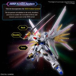 BANDAI HGCE 1/144 Mighty Strike Freedom Gundam -Célèbre Jouets Magasin hg mighty strike freedom gundam o3