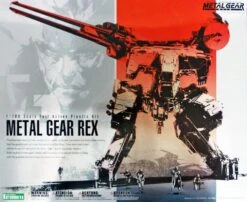 KOTOBUKIYA Metal Gear Solid Figurine Plastic Model Kit 1/100 Metal Gear Rex 22 Cm