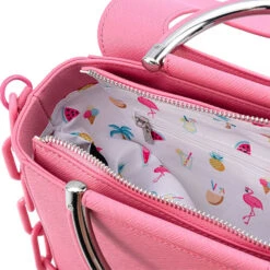 LOUNGEFLY SAC A MAINPOOL PARTY FLAMINGO CHUNKY -Célèbre Jouets Magasin lflftb0630c