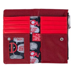 MARVEL LOUNGEFLY PORTEFEUILLE DEADPOOL MERC WITH A MOUTH -Célèbre Jouets Magasin lfmvwa0128c