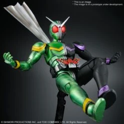 BANDAI KAM75685 MG FIG RISE ART KAMEN RIDER DOUBLE CYCLONE JOKER -Célèbre Jouets Magasin mgfrsa kamen rider double o4