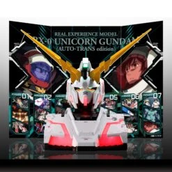 BANDAI REAL EXPERIENCE MODEL RX-0 UNICORN GUNDAM (AUTO TRANSFORM EDITION) -Célèbre Jouets Magasin pb rem unicorn auto trans 8