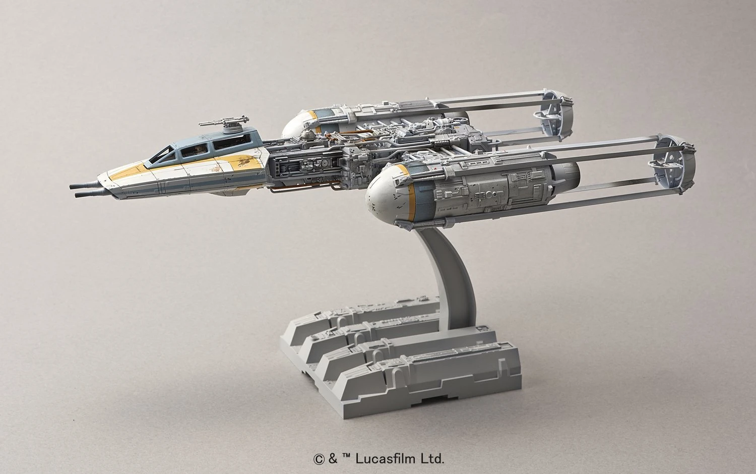 BANDAI STAR WARS MAQUETTE 1/72 Y-WING STARFIGHTER 22 CM 7 BANDAI STAR WARS MAQUETTE 1/72 Y-WING STARFIGHTER 22 CM – Image 5