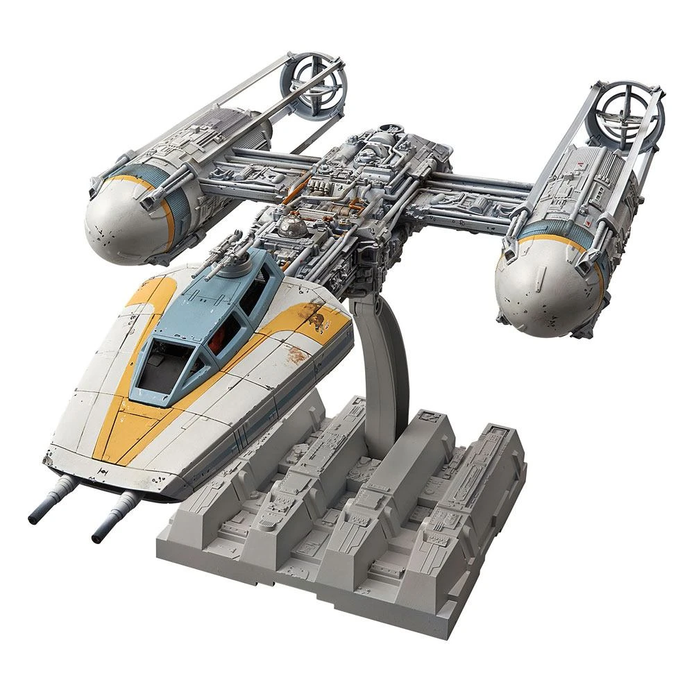 BANDAI STAR WARS MAQUETTE 1/72 Y-WING STARFIGHTER 22 CM 4 BANDAI STAR WARS MAQUETTE 1/72 Y-WING STARFIGHTER 22 CM – Image 2