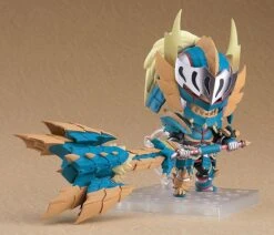 MONSTER HUNTER WORLD ICEBORNE FIGURINE NENDOROID HUNTER: MALE ZINOGRE ALPHA ARMOR VER. DX 10 CM -Célèbre Jouets Magasin x cap12175 g