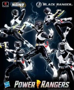 FLAME TOYS Power Rangers Figurine Furai Model Plastic Model Kit Black Ranger 13 Cm -Célèbre Jouets Magasin x flto20220702bk n