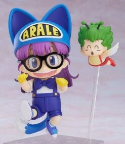 GOODSMILE DR. SLUMP FIGURINE NENDOROID ARALE NORIMAKI CAT EARS VER. & GATCHAN 10 CM -Célèbre Jouets Magasin x gsc90653 a