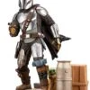 KOTOBUKIYA Star Wars Mandalorian ArtFx 1/7 Mandalorian & The Child 26cm -Célèbre Jouets Magasin x ktosw178