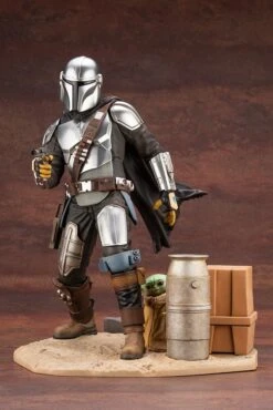 KOTOBUKIYA Star Wars Mandalorian ArtFx 1/7 Mandalorian & The Child 26cm -Célèbre Jouets Magasin x ktosw178 a