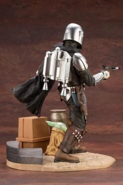 KOTOBUKIYA Star Wars Mandalorian ArtFx 1/7 Mandalorian & The Child 26cm -Célèbre Jouets Magasin x ktosw178 f